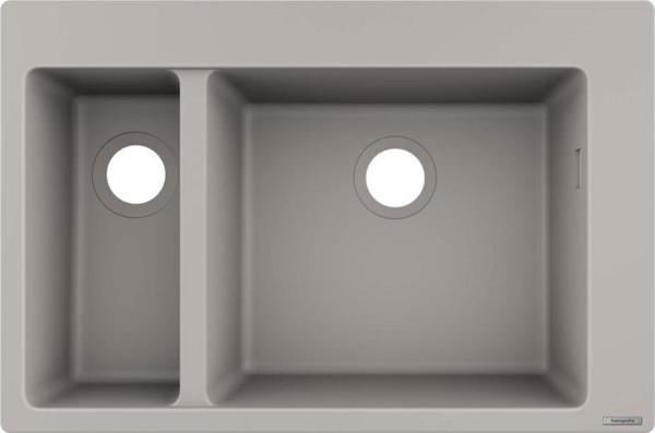 Hansgrohe S510-F635 Ankastre Granit Eviye 180/450 Beton Grisi - Image 1
