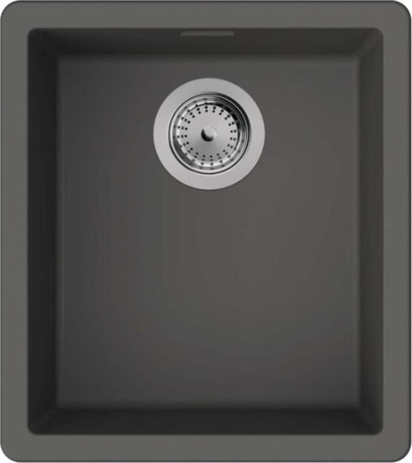 Hansgrohe S520-F350 Ankastre Granit Eviye Manuel gider seti ile Taş Grisi - Image 1