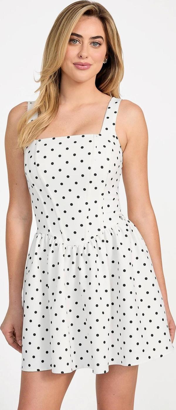 Guess Kadın  Fit and  flare kısa elbise - Image 1