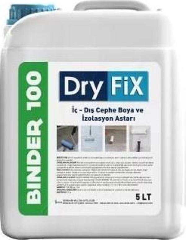 DryFix Binder100 İç Ve Dış Cephe Boya Ve İzolasyon Astarı 5 Lt - Image 1