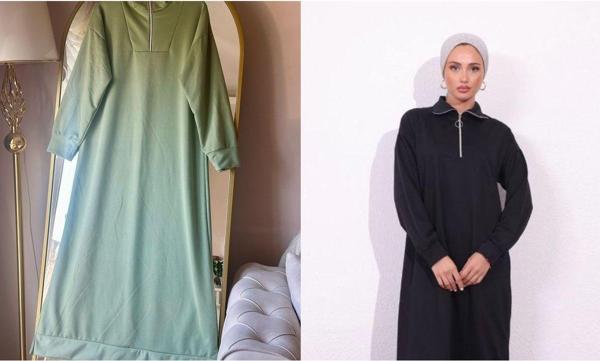 Hülya Türk Butik Elbise İki İplik Kumaş - Image 1