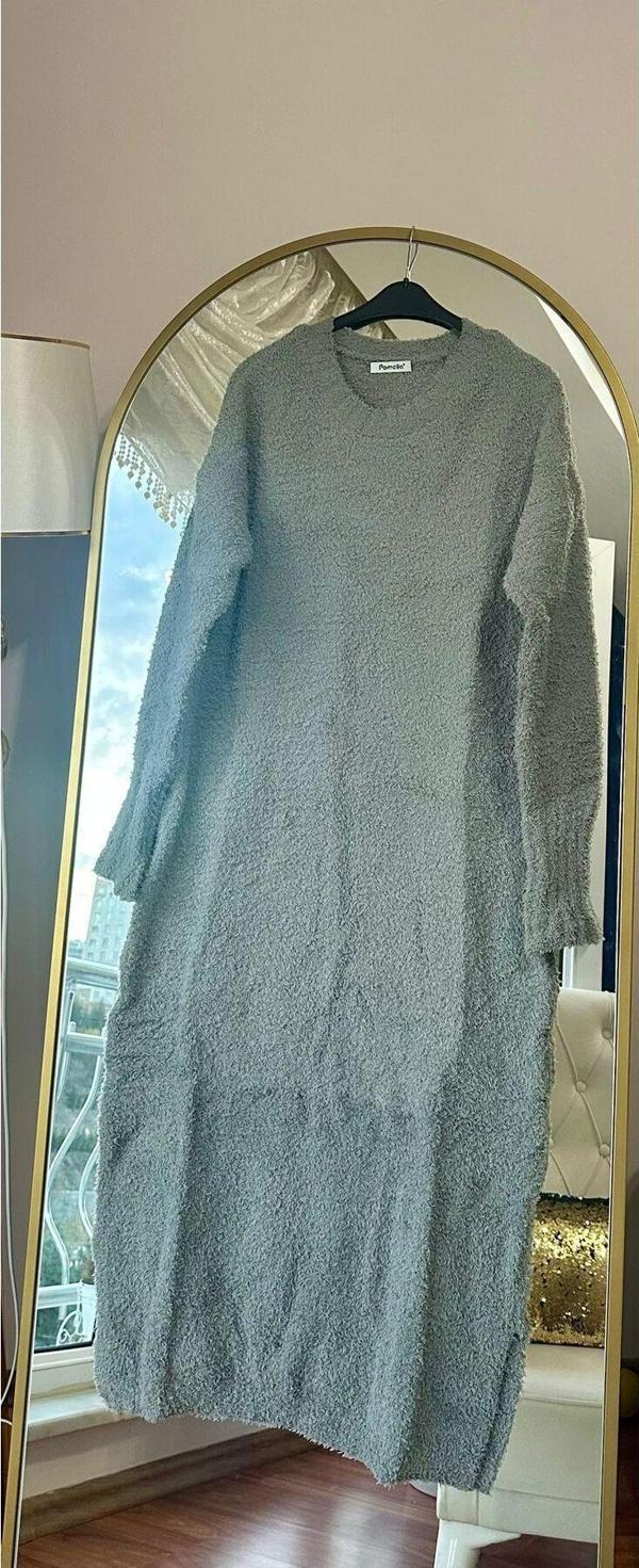 Hülya Türk Butik Triko Yumoş Elbise Tam Boy - Image 1