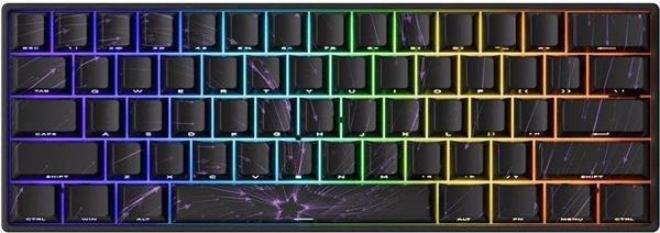 AKKO MONSGEEK FUN60 Max Nebulae Black Hall Effect Manyetik Switch ARGB Kablosuz Hotswap Mekanik Gaming Klavye - Image 1