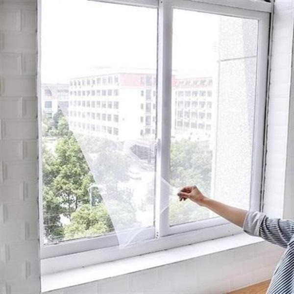 Tüm Cam Pencere Kapılara Uyumlu Çift Kanat Pencere Sinekliği - Image 1