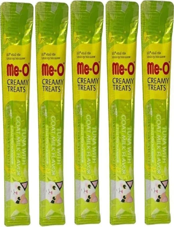 Me-O Ton Balıklı ve Keçi Sütlü Kedi Ödül Maması 15 Gr*5 ADET - Image 1