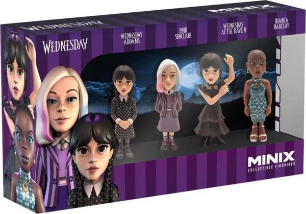 Nessiworld MNXH8000 Minix Wednesday 4lü Figür - Koleksiyon Figürü - Image 1