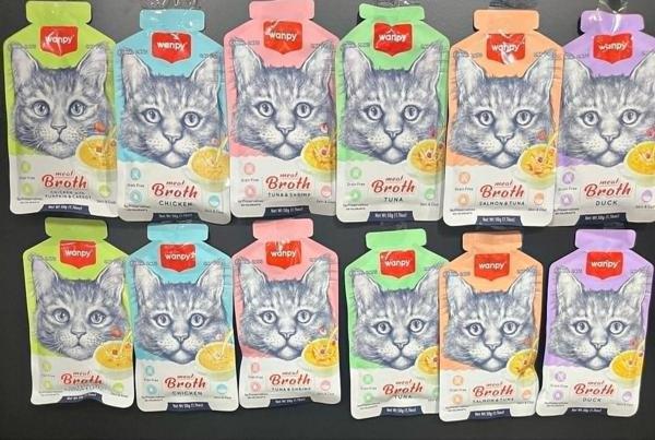 Karışık Aromalı Kedi Çorbası 50 gr x 12 Adet Sıvı Kedi Ödülü GÜLMİRZAPETSHOP - Image 1