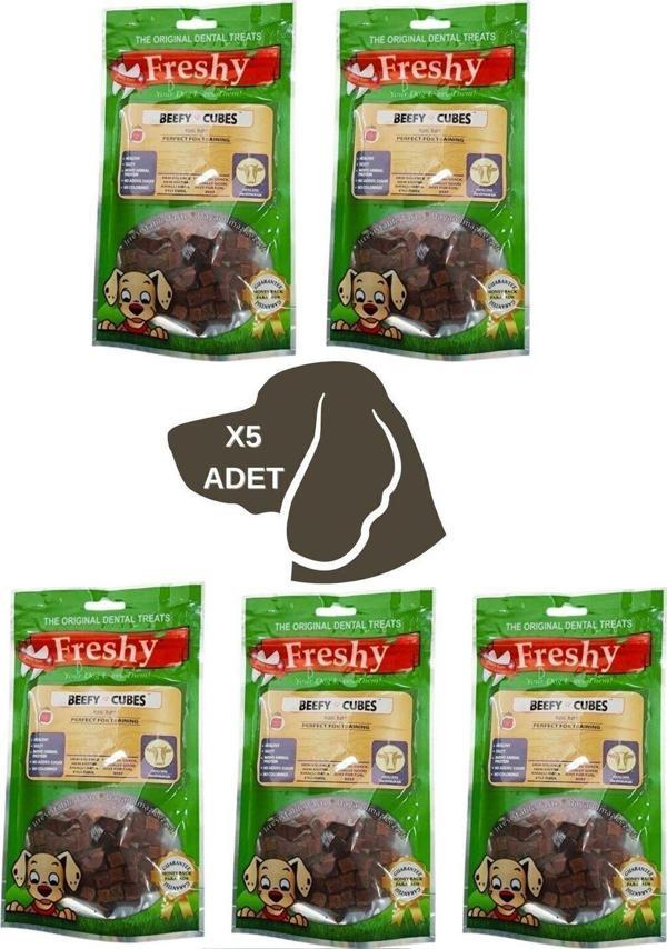 Beefy Cubes Biftekli Küpler Köpek Ödülü 5 Paket - Image 1