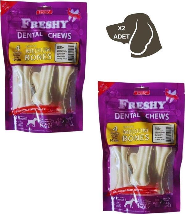 Beyaz Dental 10 Cm Kemik 4 Adet 2 Li Paket - Image 1