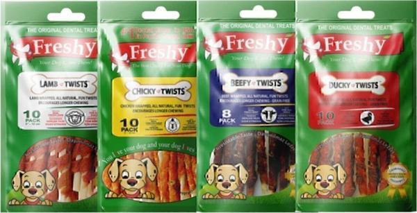 Kurutulmuş Sığır Ördek Tavuk Kuzu Etli Köpek Ödül Kemiği Karışık Paket - Image 1