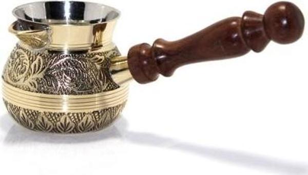 Büro Ev Ofis Kahve Keyfi için 6CM Pirinç Yapım Dekoratif Cezve - Image 1