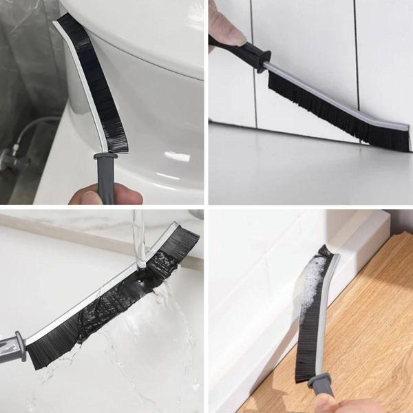 Büro Ev Ofis Yazlık Hijyeni için 2PARÇA İnce Banyo Mutfak Lavabo Derz Temizlik Fırçası - Image 1