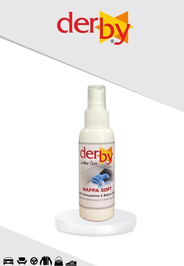 Derby NAPPA / SOFT Döşemelik Deri Bakım Sütü + Siyah Sünger - Image 1