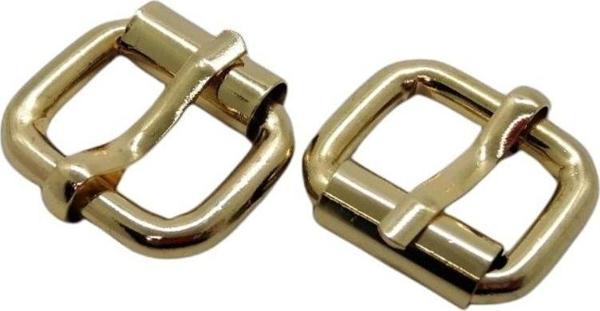 Makaralı Dilli Ayar Tokası 2 cm 2 Adet (Leathercraft, Deri Hobi) - Image 1