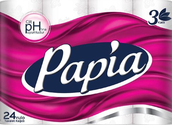 PAPİA 3 KATLI TUVALET KAĞIDI 24'LÜ - Image 1