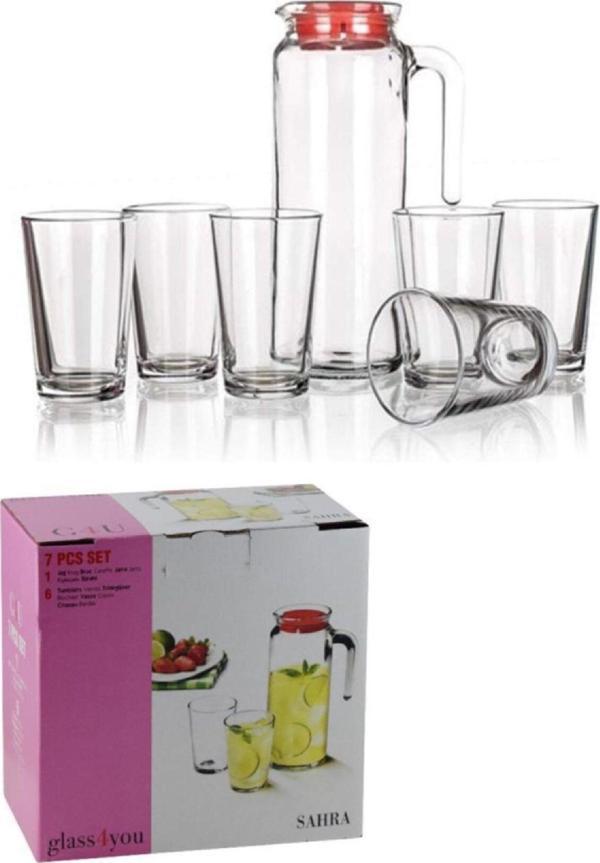 Paşabahçe Sahra 7 Parça Cam Sürahi Takımı - Image 1
