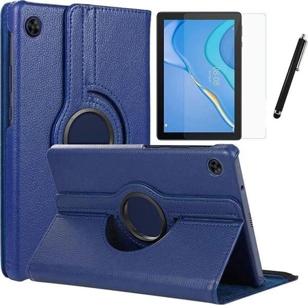 Huawei Matepad Se 2022 Uyumlu 360 Dönebilen Standlı Koruyucu Kılıf Nano Cam Ve Dokunmatik Kalem Seti - Image 1