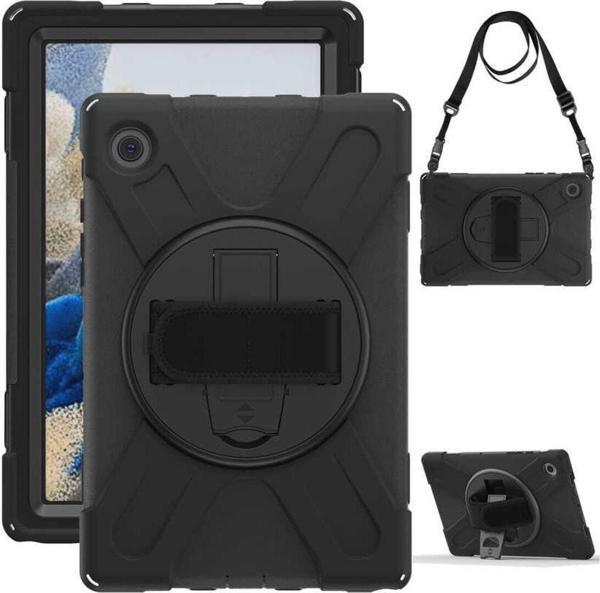 Samsung Galaxy Tab A8 10.5 Sm-x200 / X205 / X207 Boyun/omuz Askılı Zırh Tasarım Defender Kılıf - Image 1