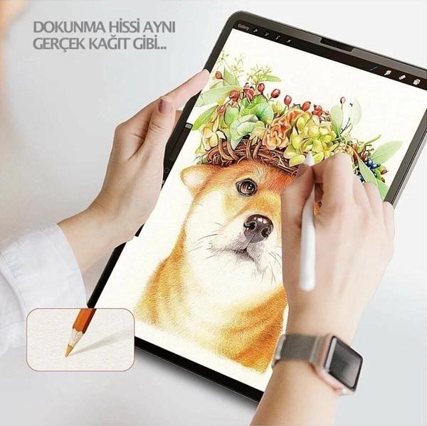 Ipad 8. Ve 9. Nesil 10.2 2021 / 2022 Paper Like Pencil Destekli Kağıt Hissi Veren Koruyucu Cam - Image 1