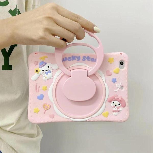Ipad Air 11 10.9 Inç Air 4 5 6 2020 2022 2024 Uyumlu Çocuk Kılıf Stantlı Lucky Star Karakterli - Image 1