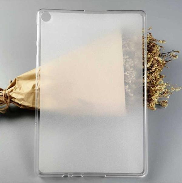 Huawei Mate Pad T10 - T10s Tablet Lux Silikon Tam Uyumlu Kılıf Silikon Şeffaf - Image 1
