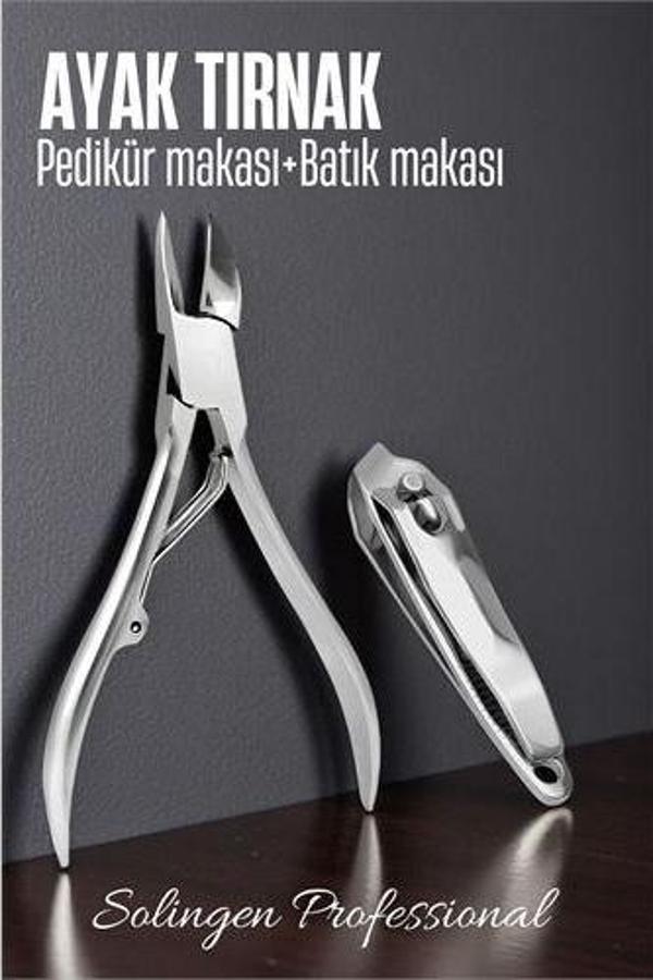 Ayak Tırnak Makası Batık Tırnak Makas Seti Pedikür Tırnak Makası Merys Solingen - Image 1