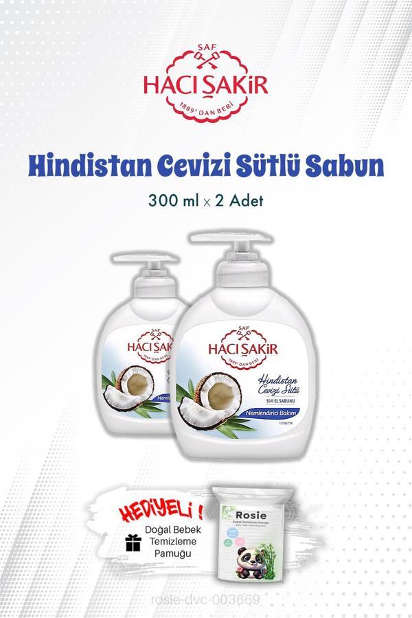 Hindistan Cevizi Sütlü Sıvı El Sabunu 300 ML X2 ve ROSIE - Image 1