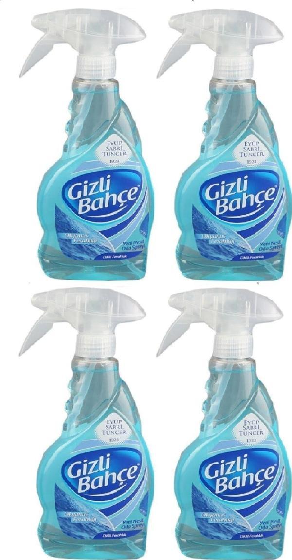 Eyüp Sabri Tuncer Gizli Bahçe Yeni Nesil Oda Spreyi Okyanus Ferahlığı 500 Ml X 4 Adet - Image 1