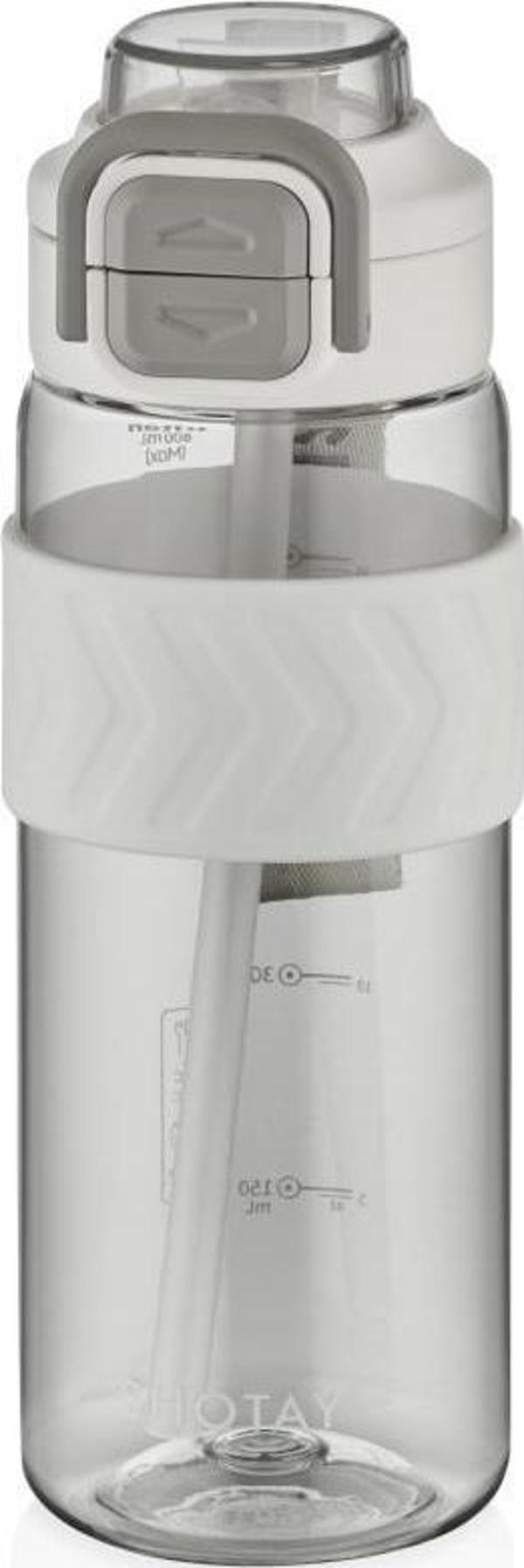 Shotay Direction Su Matarası Tritan Beyaz 800Ml - Image 1