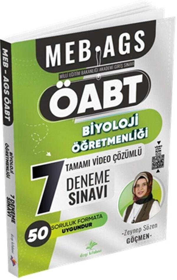 Dizgi Kitap 2025 MEB AGS ÖABT Biyoloji Öğretmenliği Tamamı Video Çözümlü 7 Deneme Sınavı - Dizgi Kitap Yayınları - Image 1