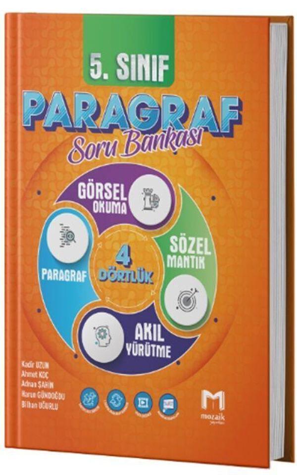 Mozaik Yayınları 5. Sınıf Paragraf Mozaik Soru Bankası - Mozaik - Ders Kitapları - Image 1