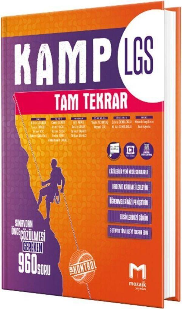 Mozaik Yayınları 8. Sınıf LGS Kamp Tam Tekrar - Mozaik - Ders Kitapları - Image 1