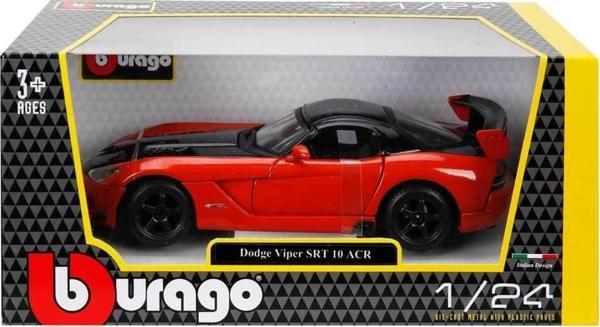 22114 Burago 1:24 Dodge Viper SRT 10 ACR Model Araba - Image 1