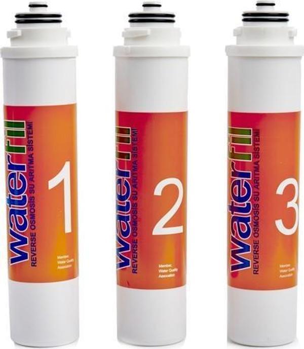 Waterlife Uyumlu Tak Çevir 3'lü Filtre Takım - Image 1