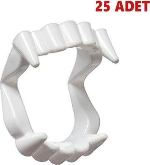 Plastik Vampir Diş (25 Adet) - Image 1