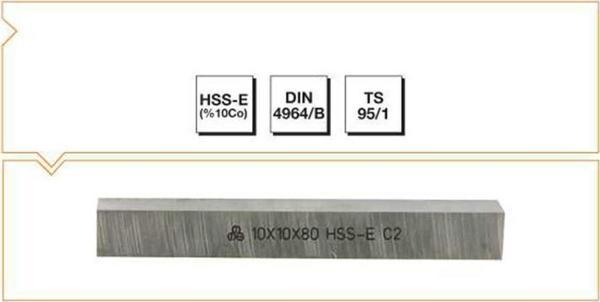 Makina Takım HSS-EE (%10Co)DIN 4964/B Kare Kesitli Torna Kalemi 10X10X160 - MTE B00401010160 - Image 1