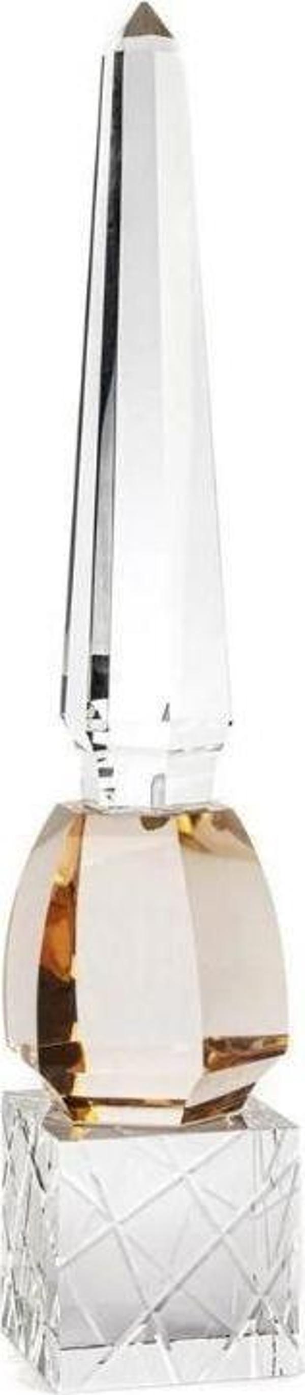 Mikasa Moor Amber Clear Cam Dekor Obje 9x43cm - Image 1