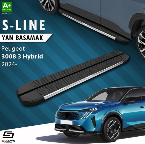 S-Dizayn Peugeot 3008 3 Hybrid S-Line Krom Yan Basamak 183 Cm 2024 Üzeri A+ Kalite - Image 1