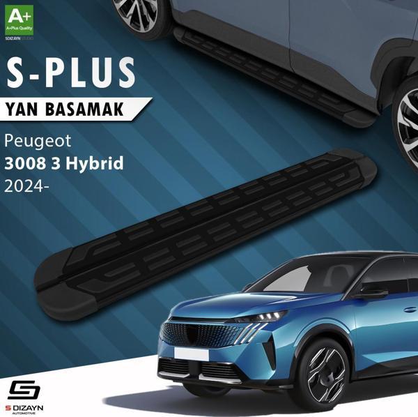 S-Dizayn Peugeot 3008 3 Hybrid S-Plus Siyah Yan Basamak 183 Cm 2024 Üzeri A+ Kalite - Image 1