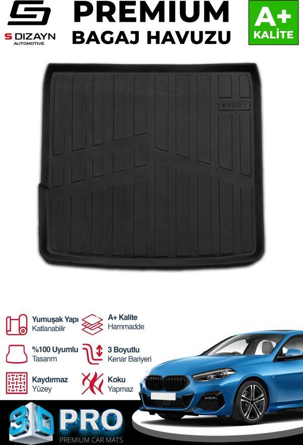 S-Dizayn Bmw 2 Serisi F44 Üst Bagaj 3D Pro Bagaj Havuzu 2019 Üzeri A+ Kalite - Image 1