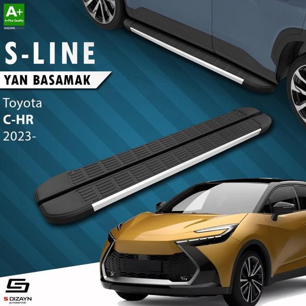 S-Dizayn Toyota C-HR 2 S-Line Aluminyum Yan Basamak 173 Cm 2023 Üzeri A+ Kalite - Image 1