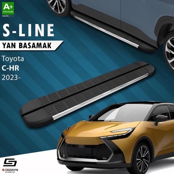 S-Dizayn Toyota C-HR 2 S-Line Krom Yan Basamak 173 Cm 2023 Üzeri A+ Kalite - Image 1