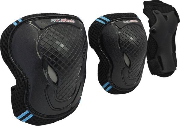 Cool Wheels Çocuk Scooter & Paten Koruma Seti – Kaliteli Dizlik ve Dirseklik Seti (S) Mavi FR37715 - Image 1