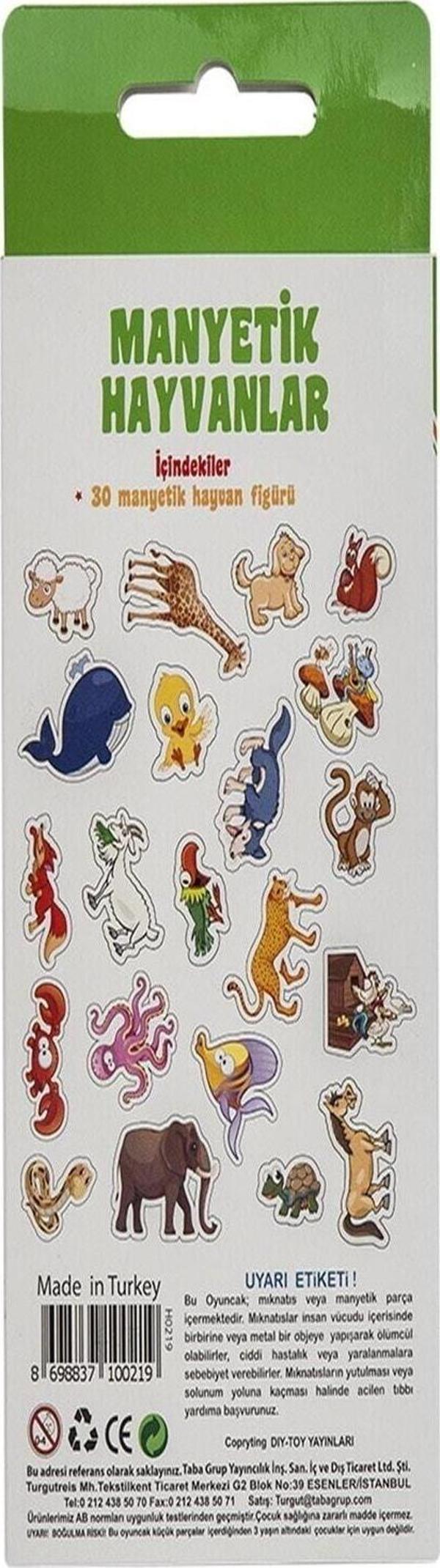 Df Toys Buzdolabı Manyetik Hayvanlar Bultak Şablonlu - Image 1