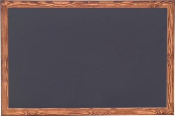 Chalky 20X40 Cm Ince Ahşap Çerçeveli Kara Tahta - Siyah - Image 1