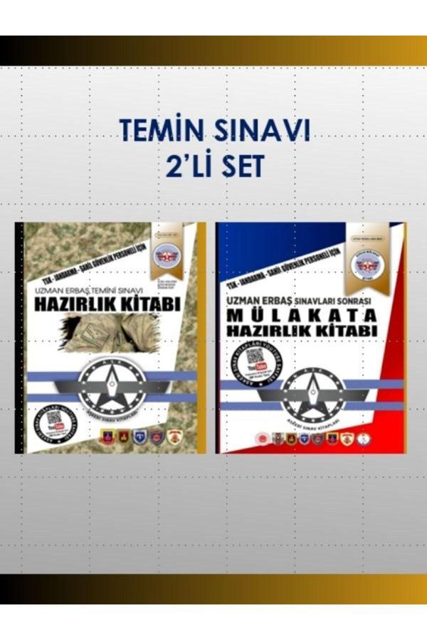 Askeri Sınav Kitapları Uzman Erbaş Temin Sınavı İçin 2’Li Set - Askeri Sınav Kitapları - Image 1