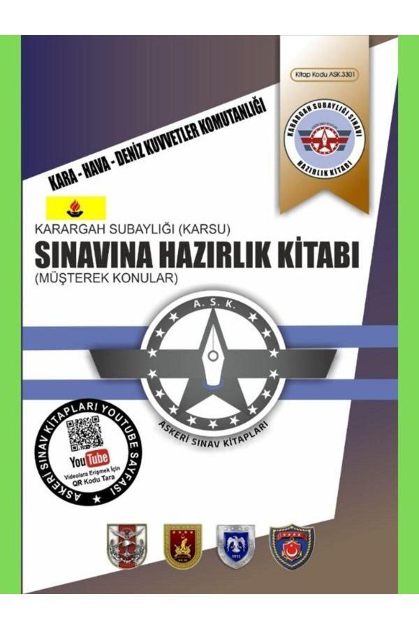 Askeri Sınav Kitapları Karargah Subaylığı Sınavına Hazırlık Kitabı - Askeri Sınav Kitapları - Image 1
