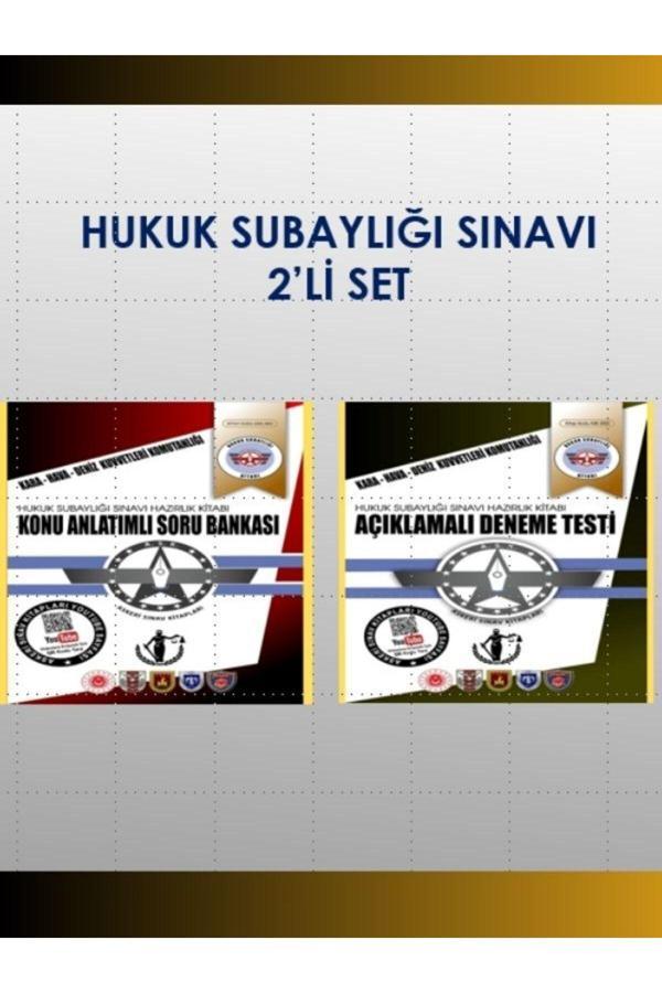 Askeri Sınav Kitapları Hukuk Subaylığı Sınavına Hazırlık Sınavı İçin 2’Li Set - Askeri Sınav Kitapları - Image 1