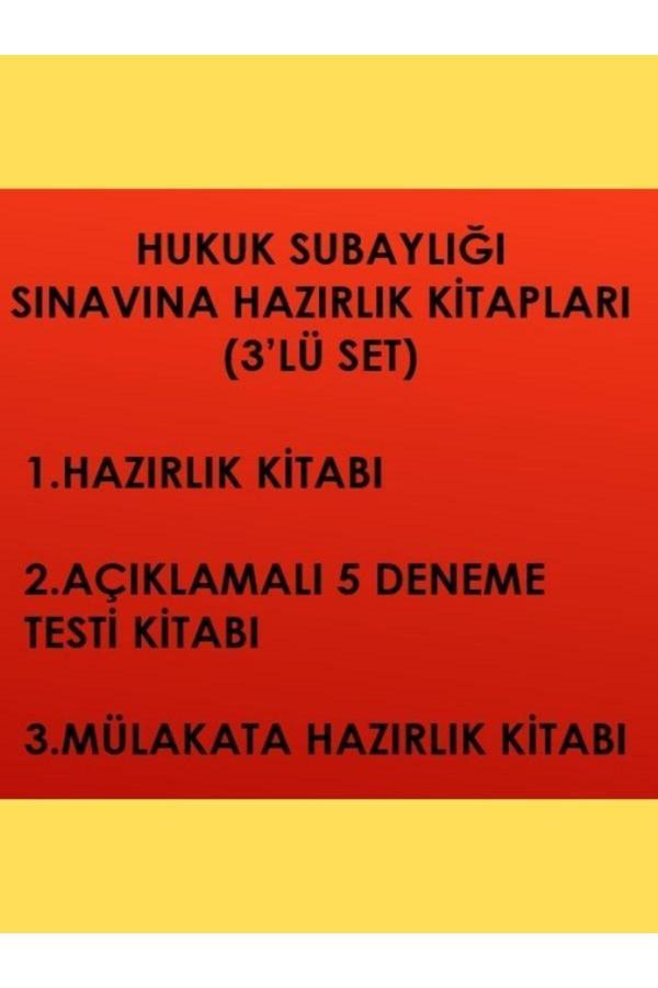 Hukuk Subaylığı Sınavına Hazırlık Kitabı 3’Lü Set (1) - ASK Yayınları - Image 1