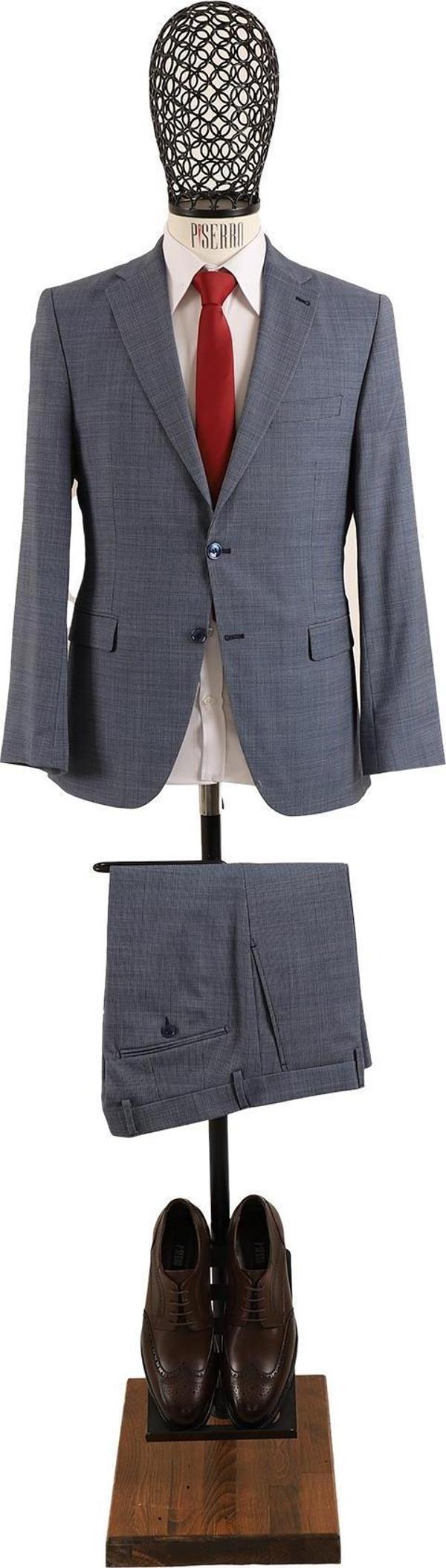 Slim Fit Takım Elbise - Image 1